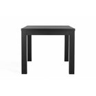 Bureau Gry Mattr Parsons Desk - Noir-Grande surface de travail pour répondre à vos besoins quotidiens
