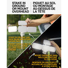 Bell + Howell - Bionic Floodlight Pro Lampes solaires d’extérieur avec détecteur de mouvement DEL-Étanche et résistant aux intempéries : IP65