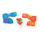 Guidecraft - PowerClix Solids, jeu de construction magnétique, 44 pièces -Les aimants ne se repoussent jamais, il est donc facile de créer des modèles 2D ou 3D