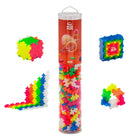 Plus-Plus - Tube - Néon - Lot de 240-Leurs couleurs vibrantes montreront leur mosaïque plate créative ou leurs conceptions 3D