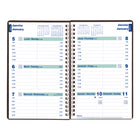 Blueline - 2026 Agenda hebdomadaire DuraFlex - 8 po x 5 po - Noir - Bilingue-Reliure spirale double avec couverture rigide Duraflex extra robuste