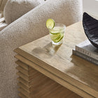 Modway - Canto Design empilé carré de 24 pouces Table d’appoint - Chêne vieilli-Durable MDF Construction
