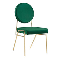 Modway - Craft Performance Velvet Fauteuil d’appoint de salle à manger - Vert Or-Chaise de salle à manger moderne du milieu du siècle