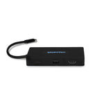 Aluratek - Hub multimédia USB Type-C et lecteur de carte avec HDMI/VGA-Prise en charge du disque dur de grande capacité