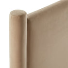 Modway - Rael Performance Velvet Tête de lit Queen, Taupe-5