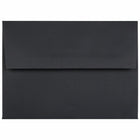 JAM Paper - Enveloppes d'invitation A7 doublées d'aluminium - 5,25 x 7,25 - lin noir avec feuille d'argent - Paquet de 25-Ces enveloppes sont idéales pour les invitations, les cartes de voeux, les RSVP, les cartes de remerciement, les cadeaux d'anniversaire, les vacances et plus encore