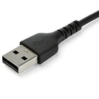 StarTech Câble USB-C vers USB 2.0 de 2 m - Noir-Atténuation des tensions étendue, testée pour résister à plus de 10 000 cycles de pliage à un angle de 180°