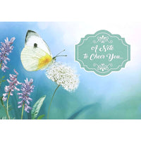 Mill Brook Studio - Cartes de souhaits Encouragement avec enveloppes – 5-3/8 po x 7-3/4 po – Remonte le moral – paquet de 18-Cartes de souhaits qualité boutique