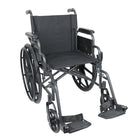 BIOS Living - Fauteuil Roulant Phoenix 45,5cm-Appuie-bras rabattables en PVC 