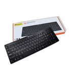 IntekView - Clavier Ultra Mince V.2 Sans fil - Français-Compatibilité : Windows 98/Me/XP/Vista/7/8/10, Mac OS 10.4 et plus