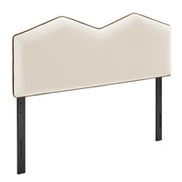 Modway - Cosette Performance Velvet Tête de lit Queen size, Albâtre-Velours de performance résistant aux taches