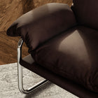 Modway - Ansel Performance Velvet Chaise d’accent - Marron chocolat-Conception en porte-à-faux