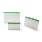 Sully - PEVA Snack Et Sacs De Rangement 3-Set - Vert-Lot de 3
