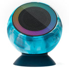 Speaqua - Haut-parleur portatif Bluetooth étanche Barnacle X avec stockage intégré (2 000 chansons) - Bleu mer-100 % étanche (IP68)