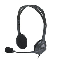 Logitech - Casque stéréo H111 au-dessus de la tête, noir-Profitez d'un audio clair pour musique, jeux et appels