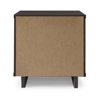Manhattan Comfort - Table de nuit moderne Granville 1 tiroir 46 cm - gris foncé-15,16" L x 18,11" l x 19,49" H