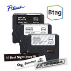 Brother - BTAG3M01 Rubans non laminés neutres authentiques pour étiqueteuse P-touch, 12 mm (L) x 4 m (l), paquet de 3-Btag + P-touch = une équipe créative du tonnerre. Utilisez les rubans d’étiquettes non laminées Btag de 12 mm conçus spécialement pour les étiqueteuses P-touch PT-N10, PT-N20 et PT-N25BT de Brother.