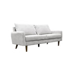 Brassex - Canapé 3 places 469238 Jodie - gris clair-Style contemporain