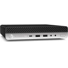 HP - Ordinateur de bureau compact EliteDesk 800 G4 Mini remis à neuf - Intel Core i5-8500 - SSD 256 Go - 8 Go de RAM - Windows 11 Pro - Noir-Le processeur six cœurs Intel Core i5-8500 gère le multitâche professionnel avec aisance