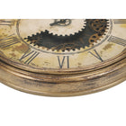 Monarch Specialties - Horloge - 30 po Rond - Mécanisme D'Engrenage - Surdimensionné Grand - Horloge Murale - Or Antique-Aucun assemblage n'est nécessaire, il suffit d'insérer 3 piles AA (non incluses), de l'accrocher et de profiter d'une transformation élégante de votre espace