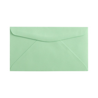 JAM Paper Enveloppes de couleur commerciale pastel #6 3/4 - 3,625" x 6,5" - Vert clair - Paquet de 50-Couleur : Vert clair