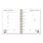 Orange Circle Studio - 2026 Agenda souple et compact de luxe - 5,7 po x 7,6 po - Hello Kitty-Couvertures protectrices translucides en polypropylène recyclable
