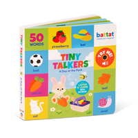 Battat - livre audio interactif-Livre interactif : Explorez 50 mots du quotidien avec un lapin sympathique et des illustrations ludiques sur le thème du pique-nique et du parc