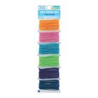 Clubhouse Crafts - Cordon élastique épais scintillant, 6 couleurs, 18 mètres, 6 paquets-Idéal pour les perles de poney !