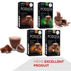 PODiSTA - Assortiment de chocolats chauds - Compatibles Nespresso originales - paquet de 60-Compatible avec toutes les machines de Nespresso, gamme originale