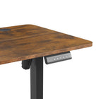 Bureau assis-debout de 60 po à hauteur réglable Work Zone Serrano - Ombre brûlée-Assemblage facile requis
Couleur de la base : noir
Couleur du dessus : Ombre brûlée rustique
Dimensions complètes : 60 po (larg.) x 24 po (prof.) x 29,7 po à 47,5 po (haut.)
Garantie limitée d’un an du fabricant