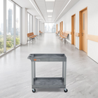 Luxor - Chariot utilitaire polyvalent à deux plateaux cuvettes Luxor TUFFY XL - 32" L x 18" P - gris-8