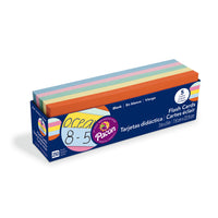 Pacon - Boîte distributrice de cartes éclairs vierges - 5 couleurs assorties non lignées - 3  po x 9 po - 250 cartes-Les cartes éclairs robustes et vierges sont parfaites pour créer un outil d'étude qui répond aux besoins de votre enfant