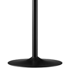 Modway - Amuse 40 po Table à manger, Noir Blanc-Assemblée requise