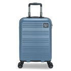 Roots - Chalet 19 po Valise de cabine rigide - Bleu Brumeux-Fabriqué à partir d'un matériau ABS léger de haute qualité et idéalement conçu pour faire face aux chocs lors des voyages, et aux événements météorologiques.