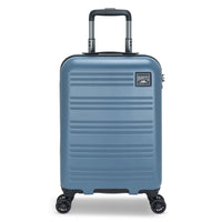 Roots - Chalet 19 po Valise de cabine rigide - Bleu Brumeux-Fabriqué à partir d'un matériau ABS léger de haute qualité et idéalement conçu pour faire face aux chocs lors des voyages, et aux événements météorologiques.