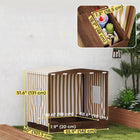 Qaba - Bac à sable d'extérieur pour enfants avec auvent intégral - 56" x 40"-Le bac à sable spacieux peut contenir 617 lb. (280 kg) de sable pour la construction de châteaux  