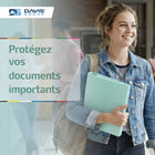Davis Group - Classeurs à anneaux économiques anneaux ronds de 1 po - assortis - paquet de 4-Elle présente des pochettes transparente à l'interieur de la couverture avant et arrière ce qui permet de protéger les documents
