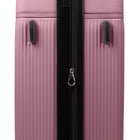 Bugatti - Valsie d'enregistrement rigide 26.50po de la collection Monaco - Pink-Roulettes doubles pivotantes à 360 degrés pour un roulement fluide et silencieux (8 roues)