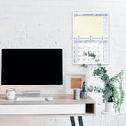 AT-A-GLANCE – Calendrier mural/de bureau mensuel QuickNotes 2027 – 8 po H x 11 po l – bilingue-Papier ameliore resistant aux bavures
