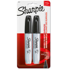 Sharpie - Marqueur permanent - Pointe biseautée - Noir - Paquet de 2-Code de produit Supreme : 38262PP