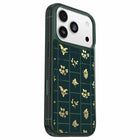 OtterBox - Étui Symmetry MagSafe avec Contrôle de la Caméra pour iPhone 17 Pro - Vert floraison dorée-Design ultra-élégant qui épouse les lignes de votre téléphone
