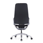 DecentLiving - Chaise de bureau à dossier pleine hauteur - Noir-Profondeur d'assise, hauteur et tension d'inclinaison réglables