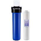 iSpring - WDS150K filtre à eau antitartre pour toute la maison - 4,5 po de diamètre x 20 po de hauteur - bleu-Protégez vos appareils électroménagers et votre plomberie contre le tartre. L'inhibiteur de tartre breveté séquestre efficacement le calcium et le magnésium, ce qui empêche l'entartrage de vos tuyaux et permet de dégager les canalisations partiellement obstruées.