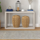 Hudson&Canal - Console Stellan 52" L - Blanc aulne-Nettoyer avec un chiffon doux et sec, sans produits chimiques agressifs ni produits de nettoyage abrasifs