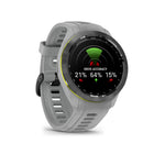 Garmin - Approach S70 - Lunette en céramique noire avec bracelet en silicone gris-10