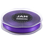 JAM Paper - Ruban de satin double face - 3/8" de large x 25 m - Violet-Notre ruban décoratif est fabriqué à partir de satin double face de la plus haute qualité, avec une finition lisse !