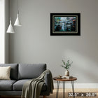 Montreal Rain - Impression encadree - 32" x 36"-Prêt à accrocher - livré entièrement assemblé
