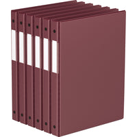 Davis Group Super économie, Reliure à anneaux ronds 5/8 po, paquet de 6 – Bourgogne-3 Reliure À Anneaux