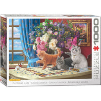 Eurographics - Casse-tête chats casse-tête - 1000 pièces-Carton recyclé