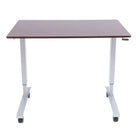 Luxor – Bureau sur pied ajustable avec manivelle de 48 po-La manivelle permet de régler la hauteur facilement pour passer de la position assise à la position debout